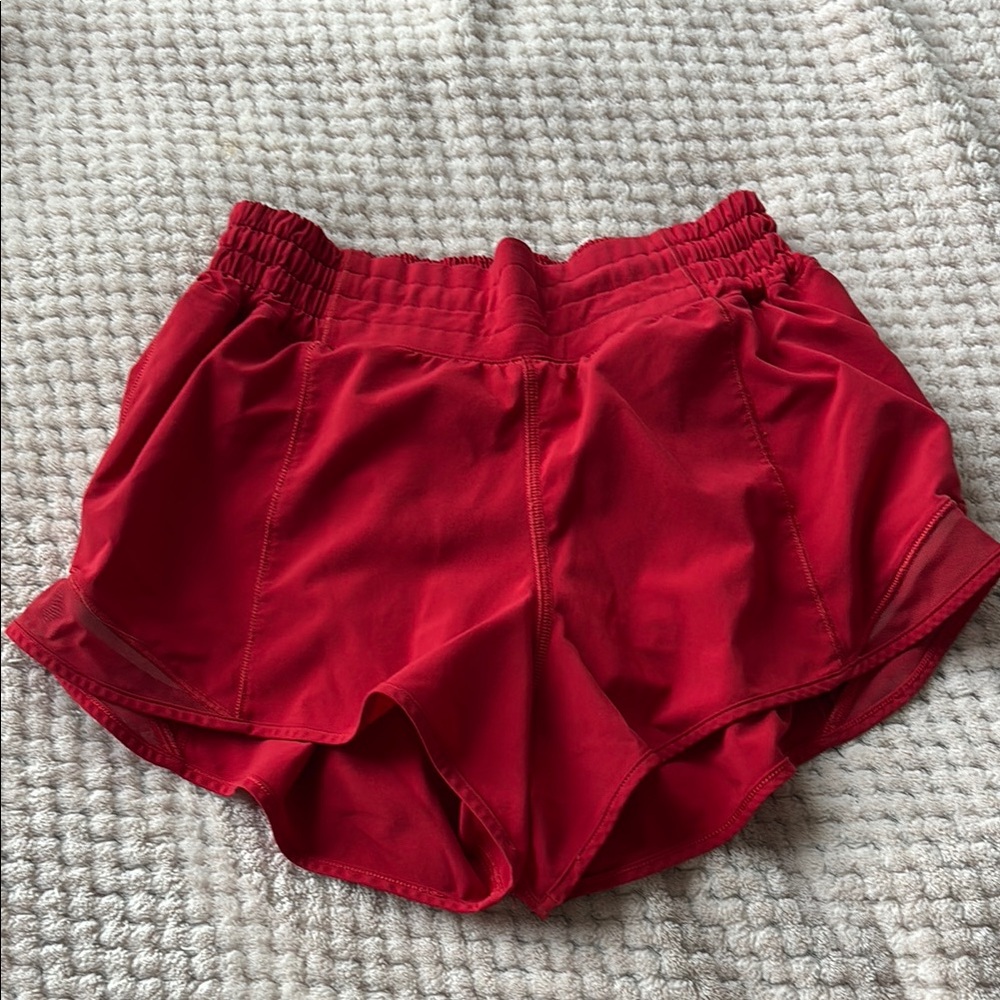 Women's Red lululemon Shorts